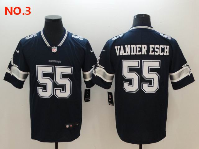 Men's Dallas Cowboys #55 Leighton Vander Esch Jersey NO.3;